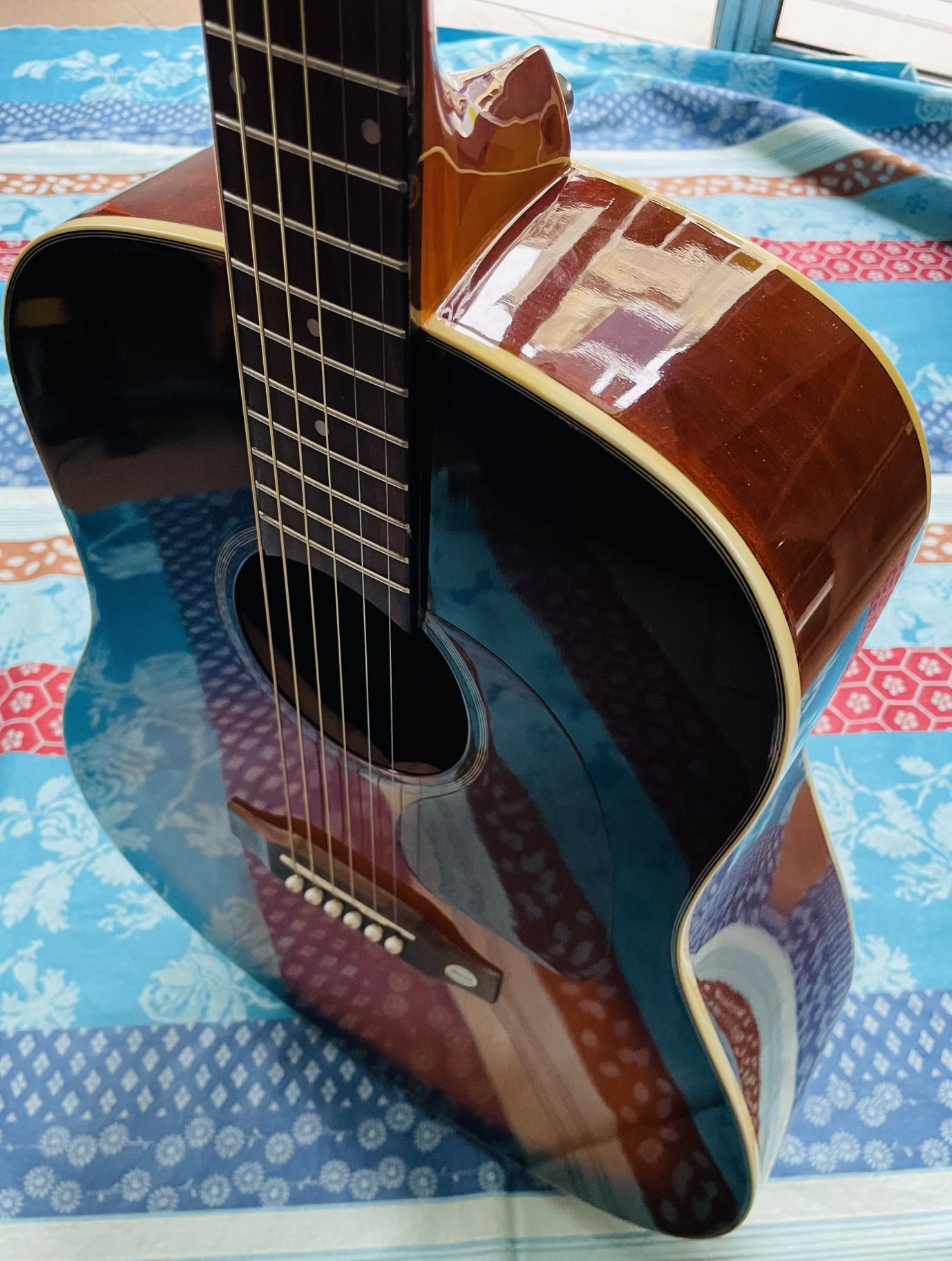 Guitare acoustique Tennessee J-45 (Gewa), méthode, accordeur, housse Turtle bag, réglée luthier Manteau (10.12.25) – Image 9