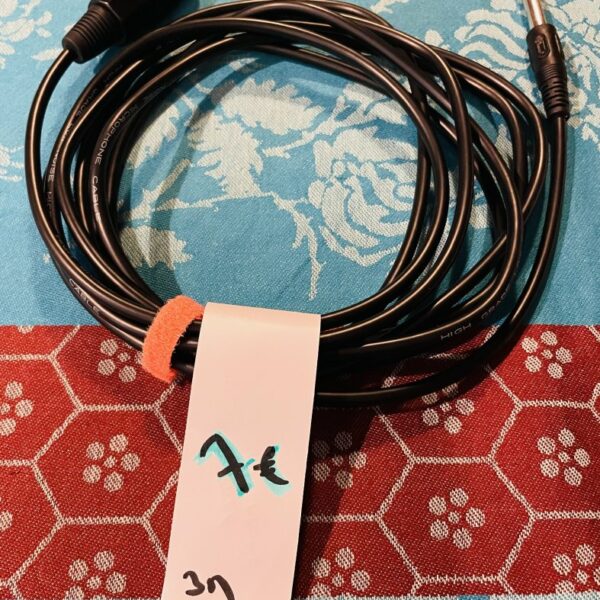 Câble XLR femelle jack mono (lot 10)