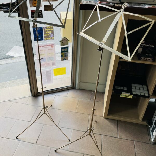 Paire 2 portes partitions Musico gris ancien, housse