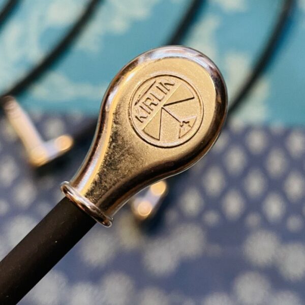 Alternative view of 8 Câbles jack coudés mono court Kirlin PSK2 BK 20 cm (lot 60 D)