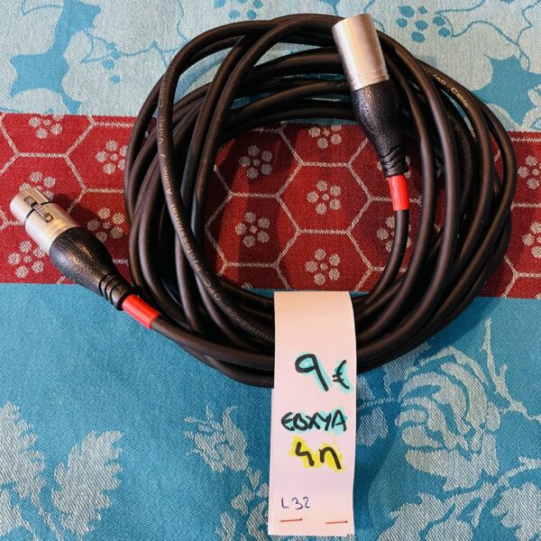 Câble XLR male femelle EBXYA 4M (Lot 32)