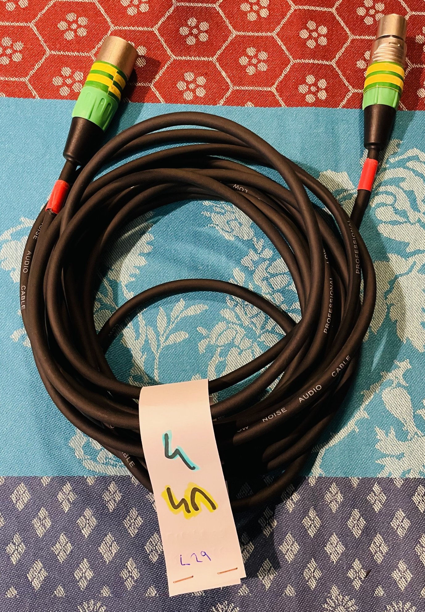 Câble XLR male femelle 4M BK (lot 29)