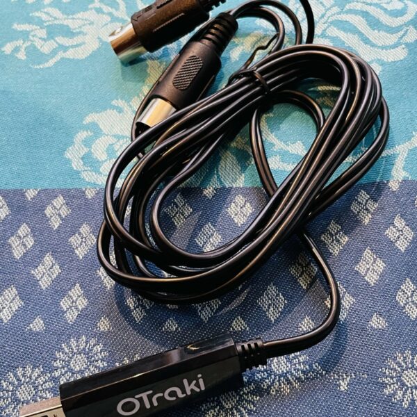 Câble midi usb Otraki, boite d’origine