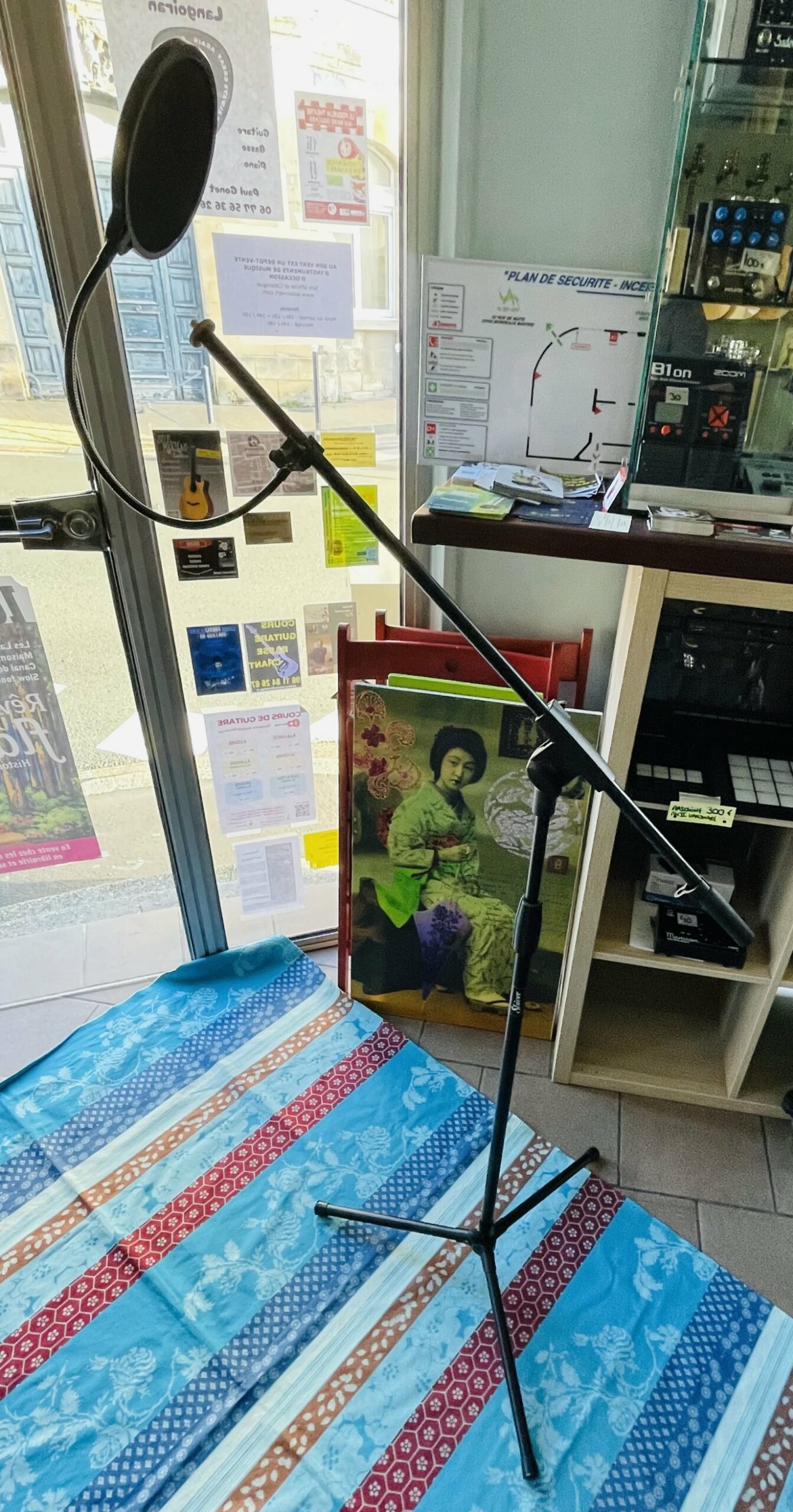 Pied de micro Shiver + filtre Antipop – Image 2