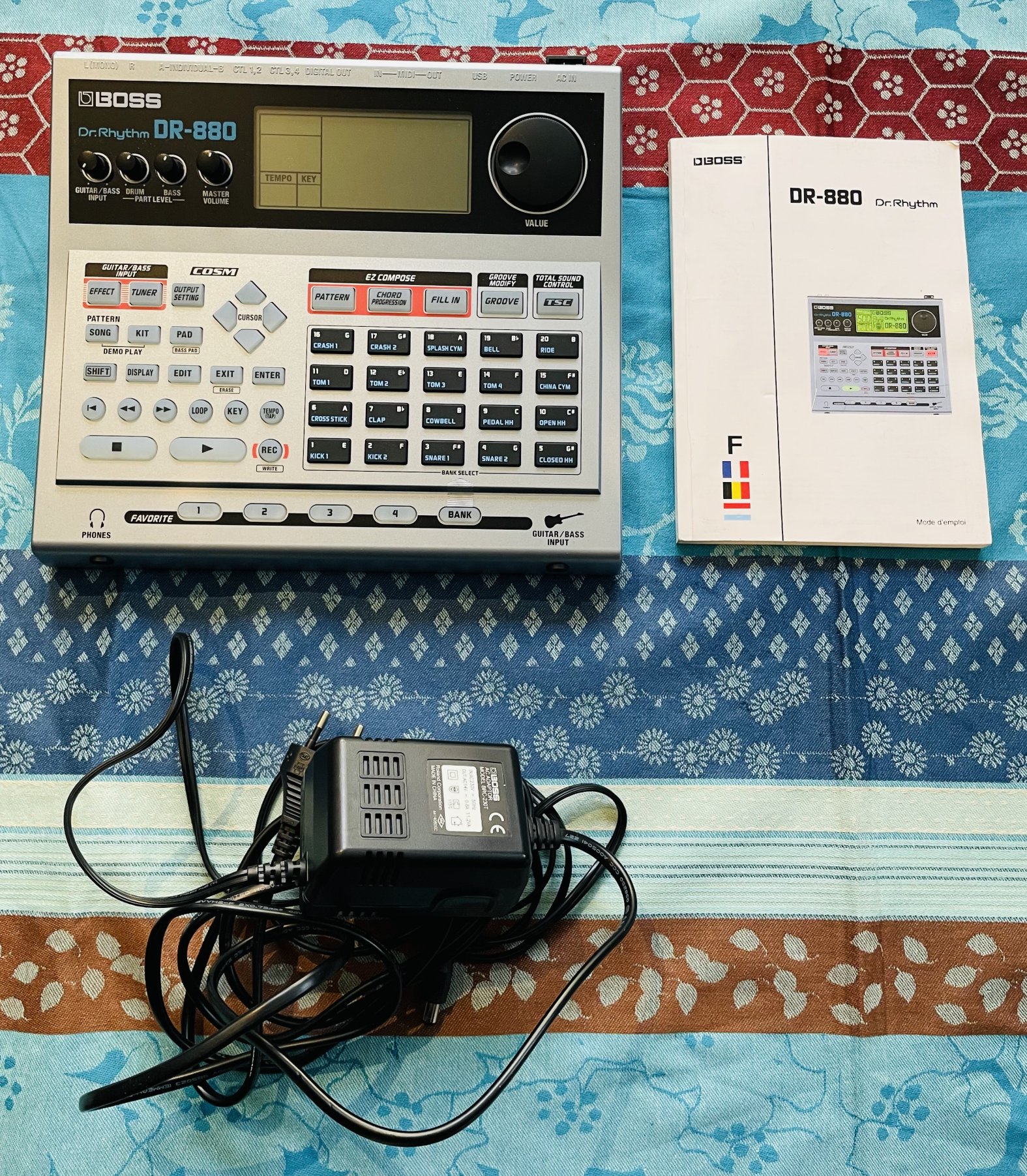 Boite à rythme arrangeur Boss DR-880 n°AX34362, alim d’origine, notice – Image 2