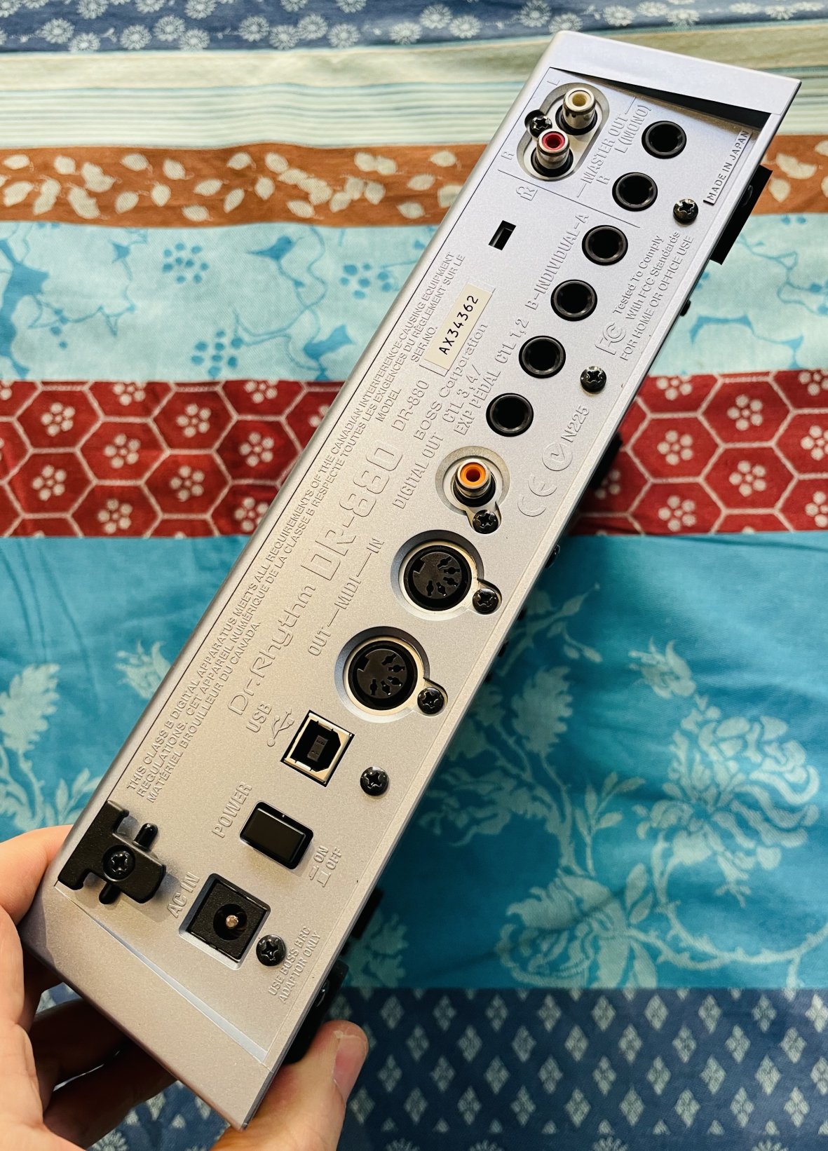 Boite à rythme arrangeur Boss DR-880 n°AX34362, alim d’origine, notice – Image 3