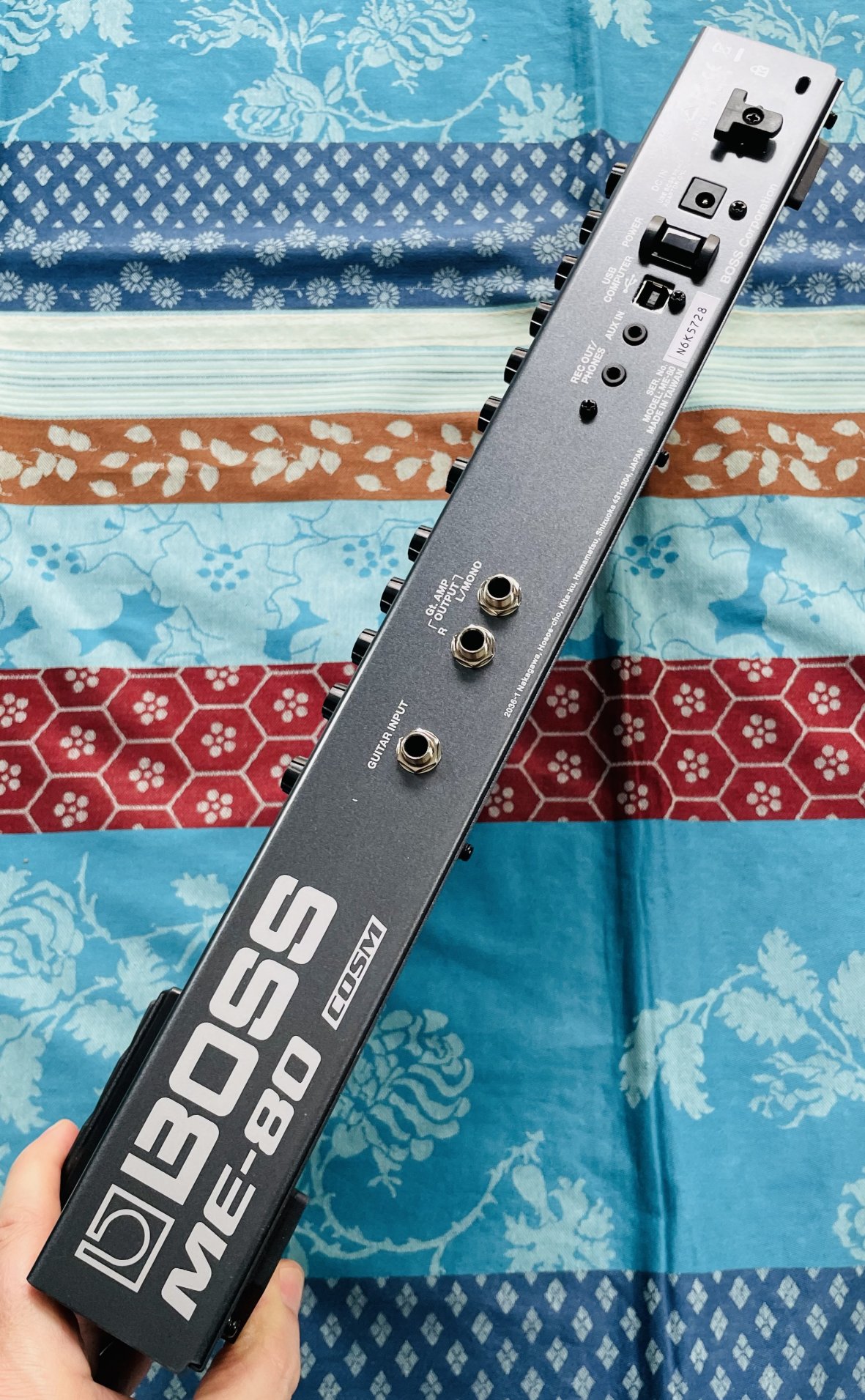 Multi-effets guitare Boss ME-80 n°N6K5728, carton d’origine, alim 1Spot 9V – Image 2