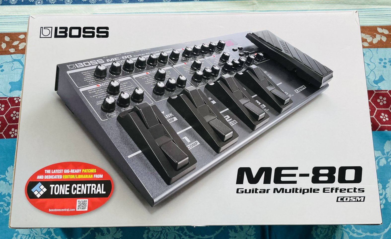 Multi-effets guitare Boss ME-80 n°N6K5728, carton d’origine, alim 1Spot 9V – Image 6