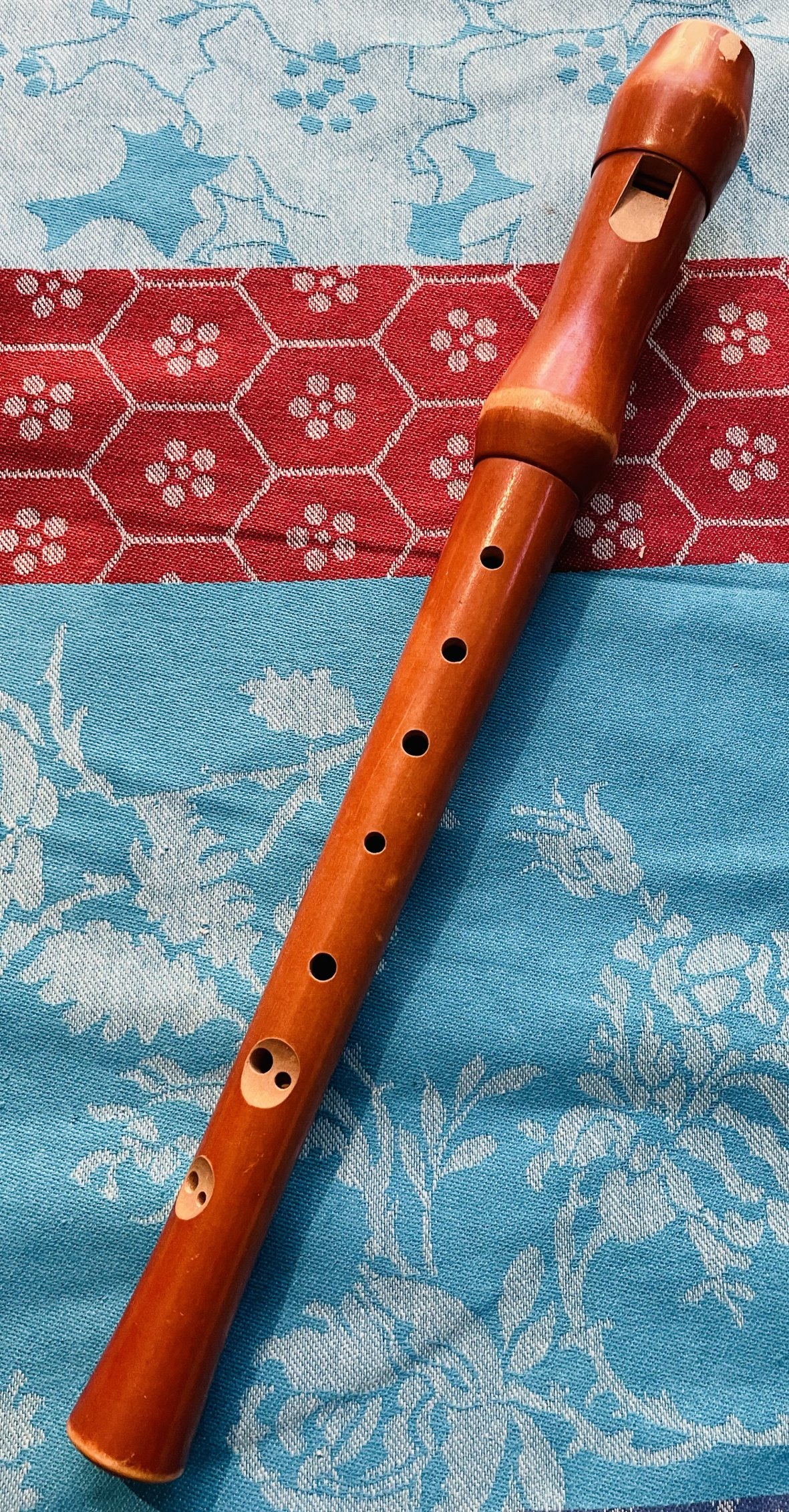 Flûte à bec soprano doigté baroque en bois poirier