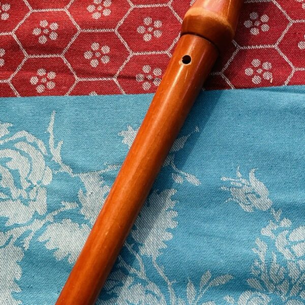 Alternative view of Flûte à bec soprano doigté baroque en bois poirier