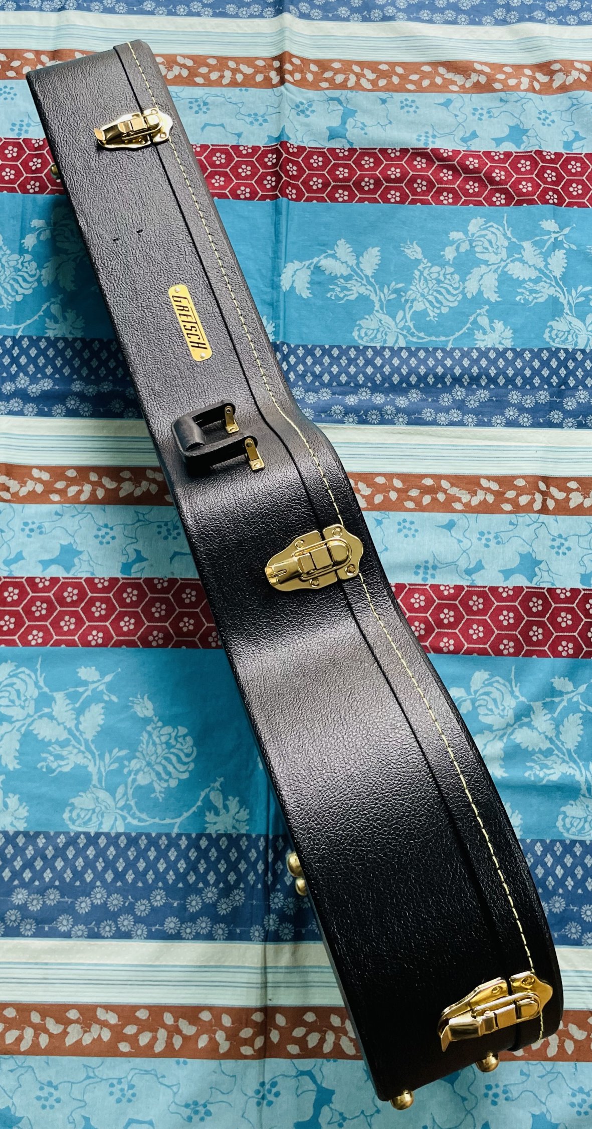 Guitare Résonateur Gretsch G9221 Bobtail Steel Roundneck n°CAXR142628, Case Gretsch (G6296), sangle, capo G7th, 2 jeux de cordes d’Addario EJ16-3D, 2 bottlenecks Dunlop, accordeur – Image 15