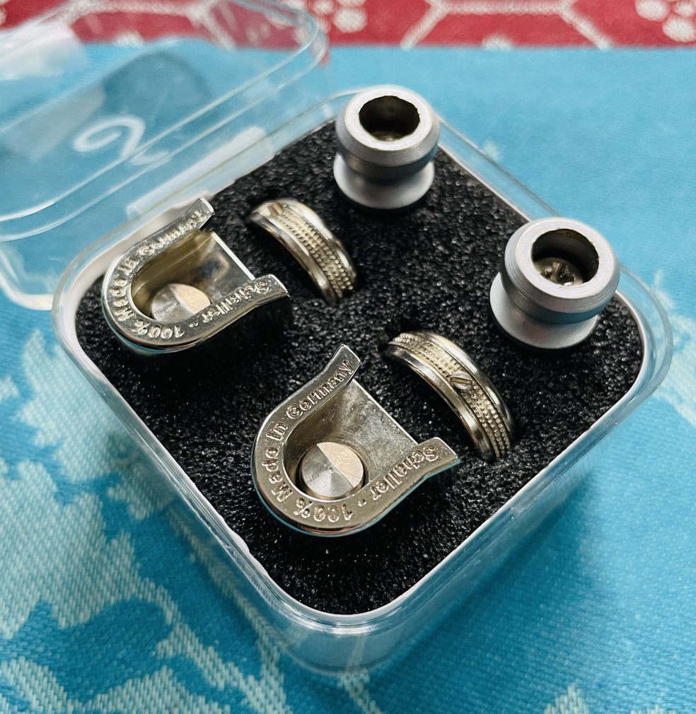 Straplocks Schaller Security Set Straplocks, boite d’origine