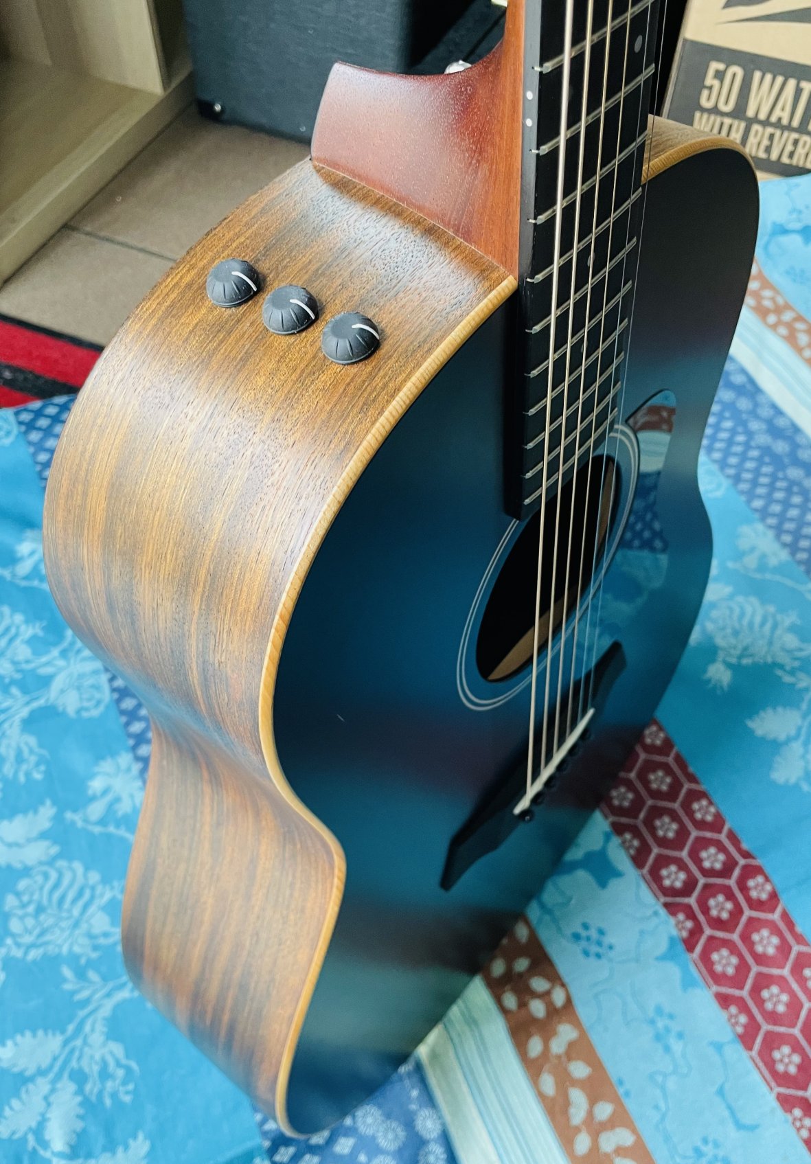 Guitare électro-acoustique Taylor AD17e Blacktop n°1206011017, housse Taylor Aerocase – Image 11