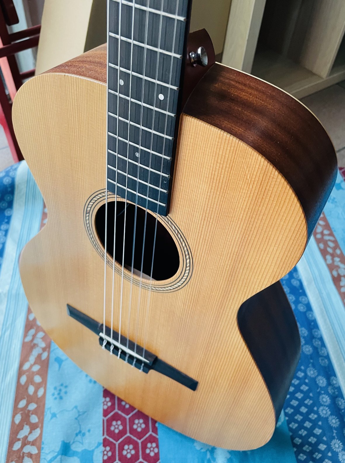 Guitare électro-acoustique Taylor Academy 12e Natural n°2106057422 (Mexico), housse Taylor, cordes neuves posées, réglage luthier – Image 11