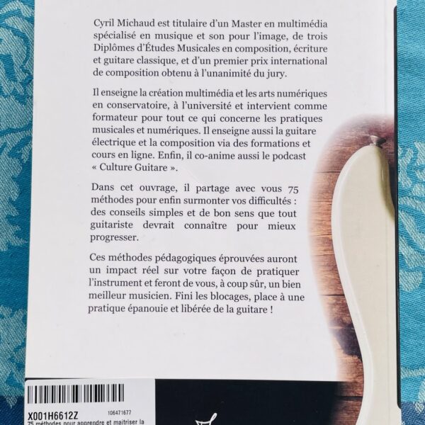 Alternative view of Livre 75 méthodes apprendre – maitriser la guitare, Morlot