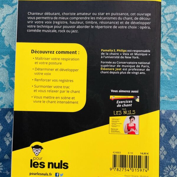 Alternative view of Livre Le Chant pour les Nuls, CD