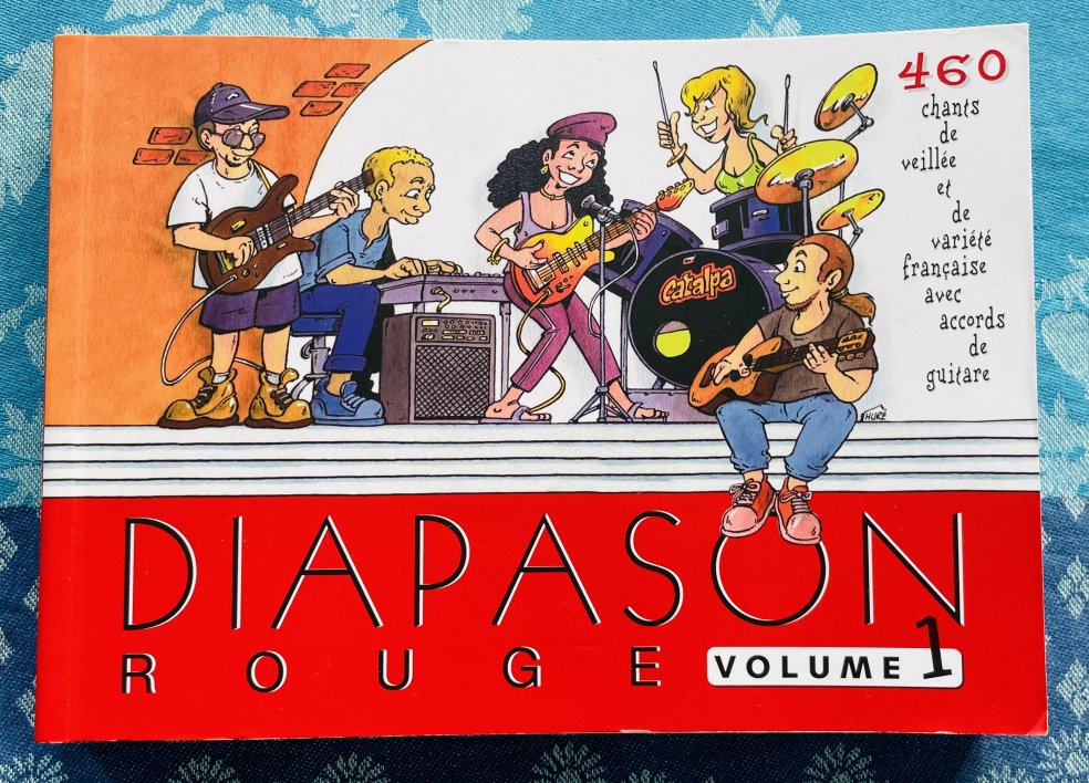 Livre Diapason Rouge Vol.01, 460 chansons