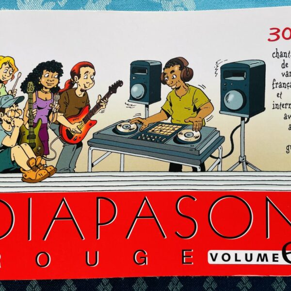 Livre Diapason Rouge Vol.06, 300 chansons