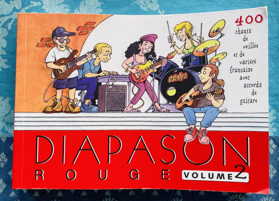 Livre Diapason Rouge Vol.02, 400 chansons