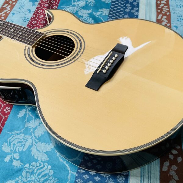 Alternative view of Guitare électro-acoustique Epiphone PR-5e Natural n°15112315597, housse Ritter, réglée luthier Manteau (mars 2026)