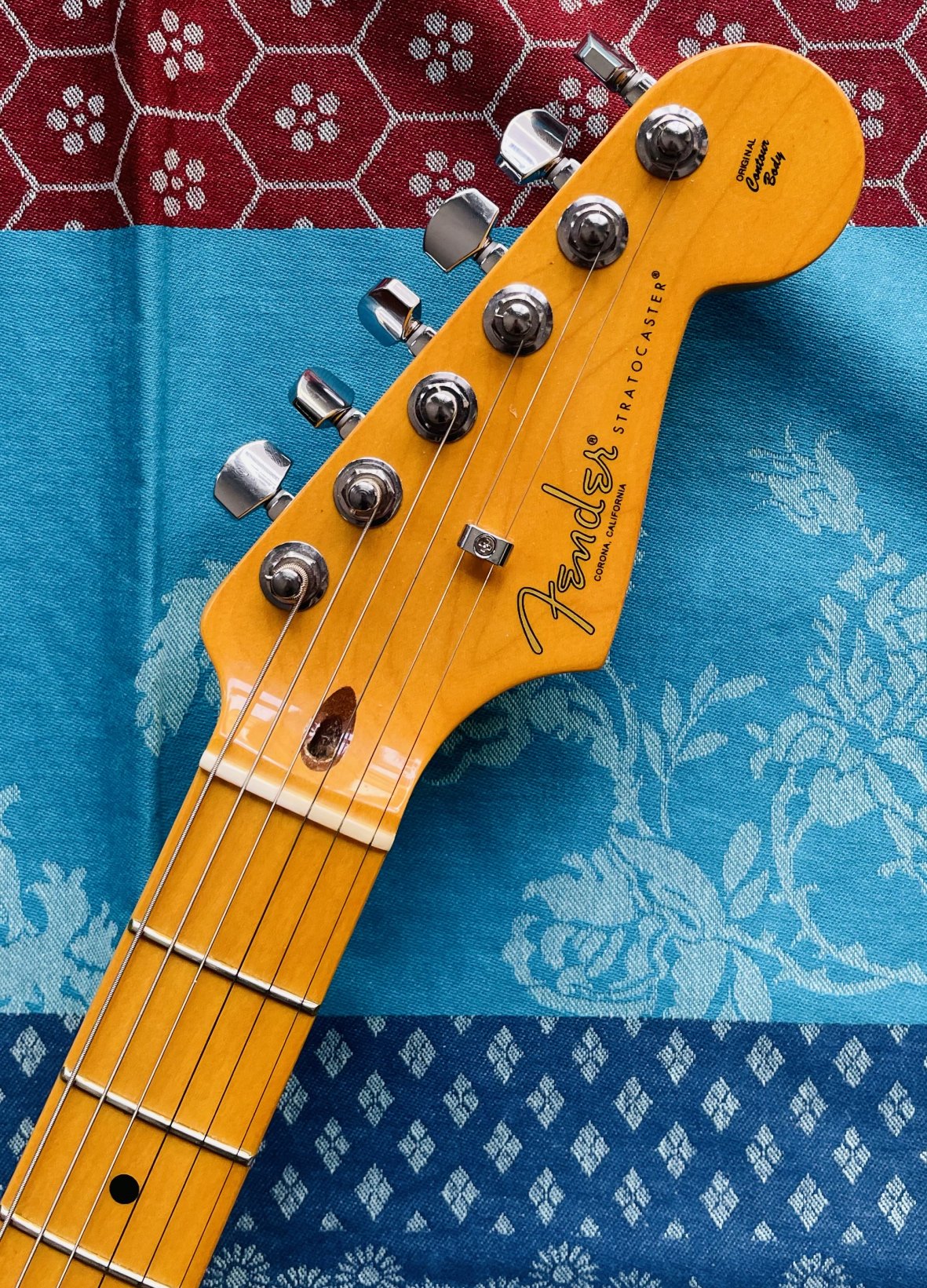 Guitare électrique Fender Professionnal II stratocaster Roasted Pine n° US22091230 (2022, USA), modèle 0113902763, étui Fender, papiers Fender – Image 4