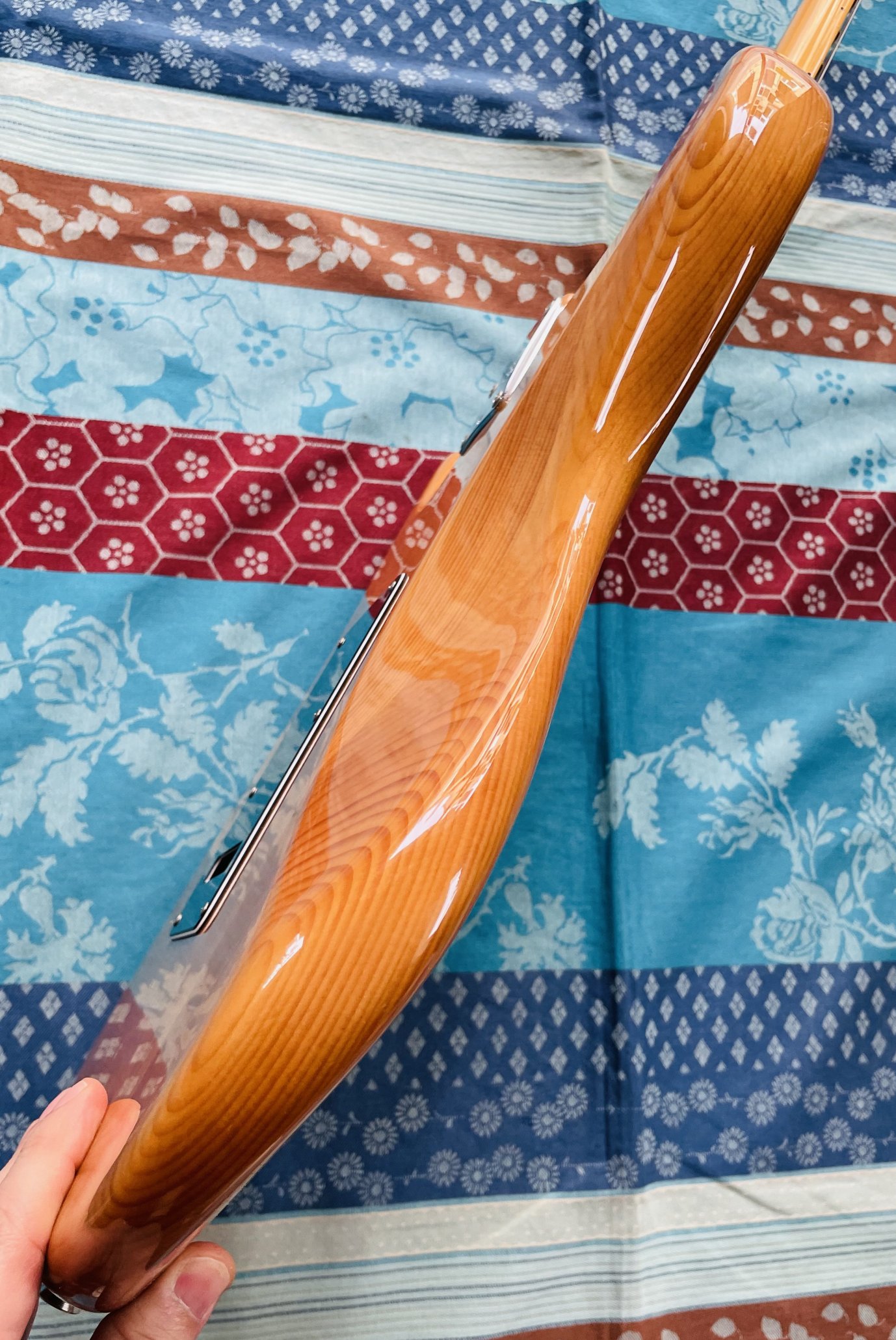 Guitare électrique Fender Professionnal II stratocaster Roasted Pine n° US22091230 (2022, USA), modèle 0113902763, étui Fender, papiers Fender – Image 5