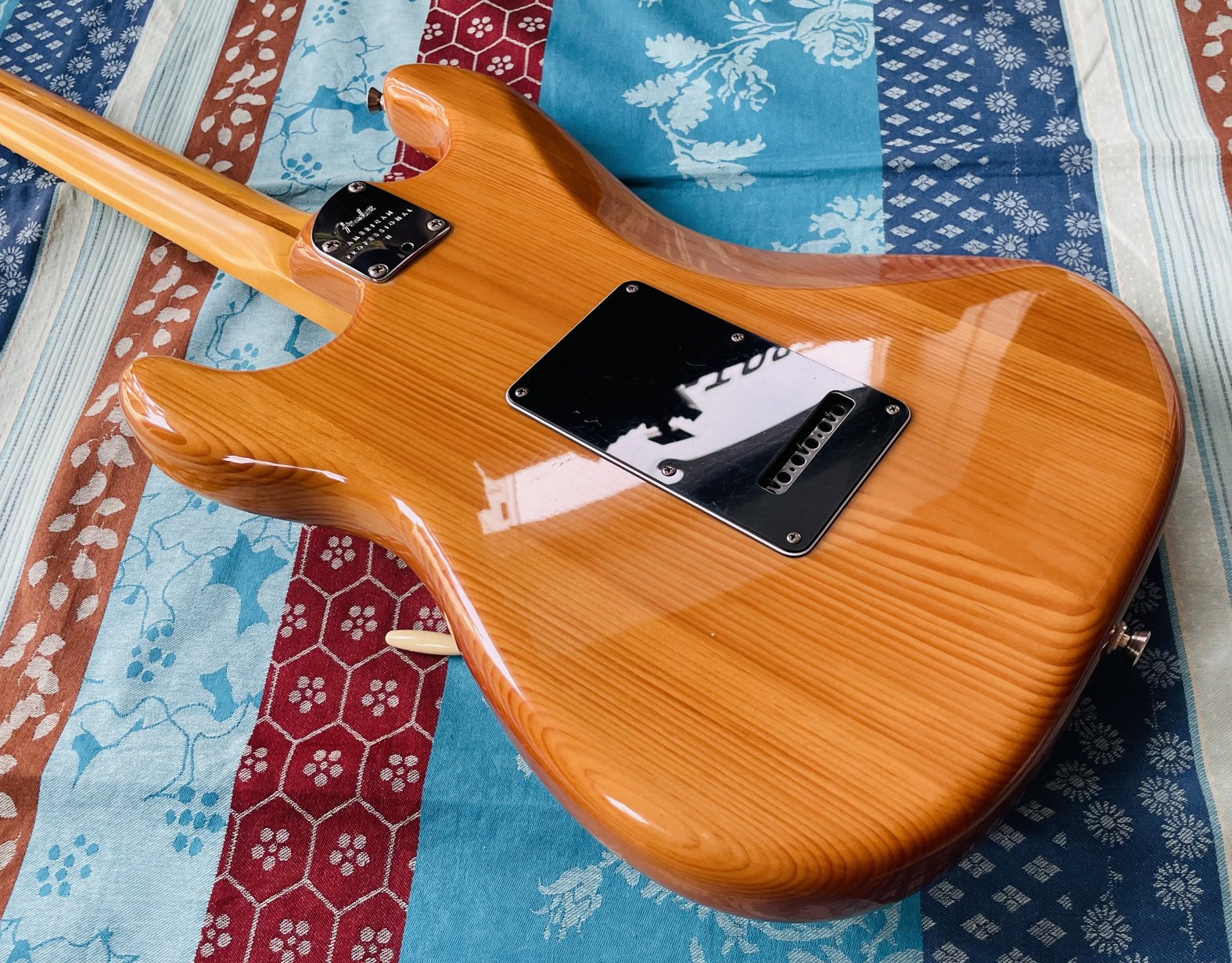 Guitare électrique Fender Professionnal II stratocaster Roasted Pine n° US22091230 (2022, USA), modèle 0113902763, étui Fender, papiers Fender – Image 7