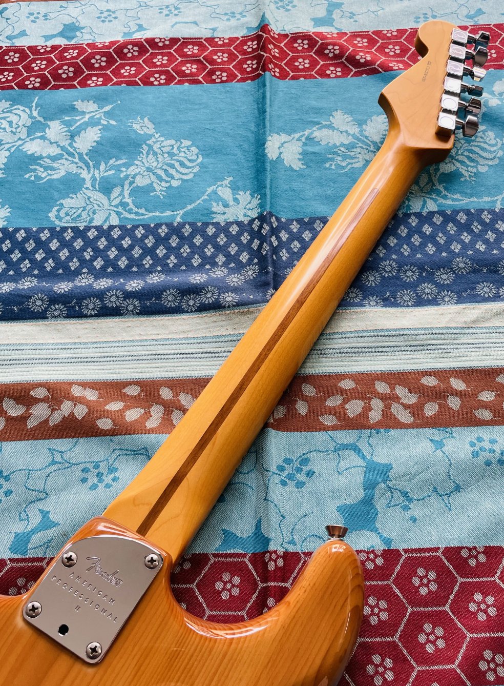 Guitare électrique Fender Professionnal II stratocaster Roasted Pine n° US22091230 (2022, USA), modèle 0113902763, étui Fender, papiers Fender – Image 8