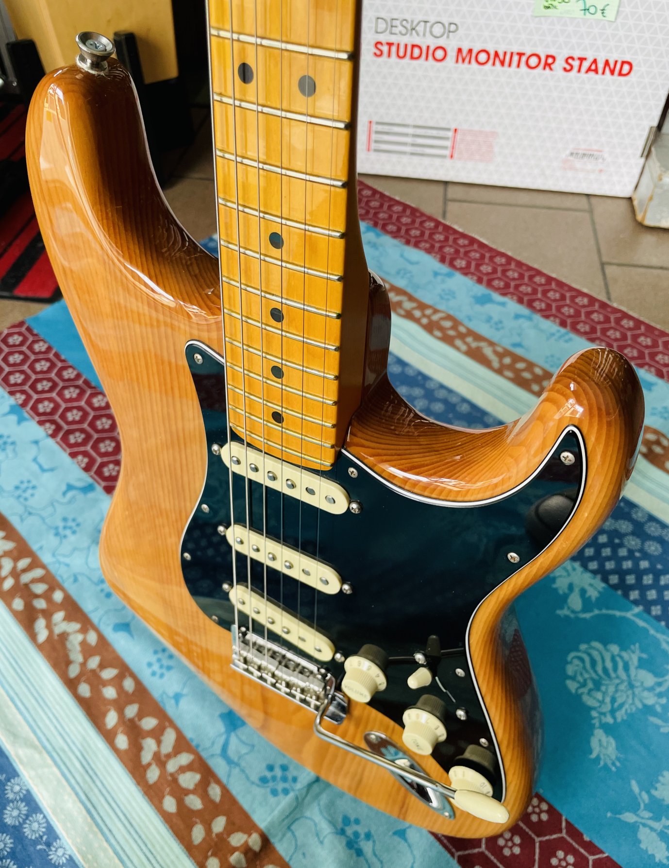 Guitare électrique Fender Professionnal II stratocaster Roasted Pine n° US22091230 (2022, USA), modèle 0113902763, étui Fender, papiers Fender – Image 10
