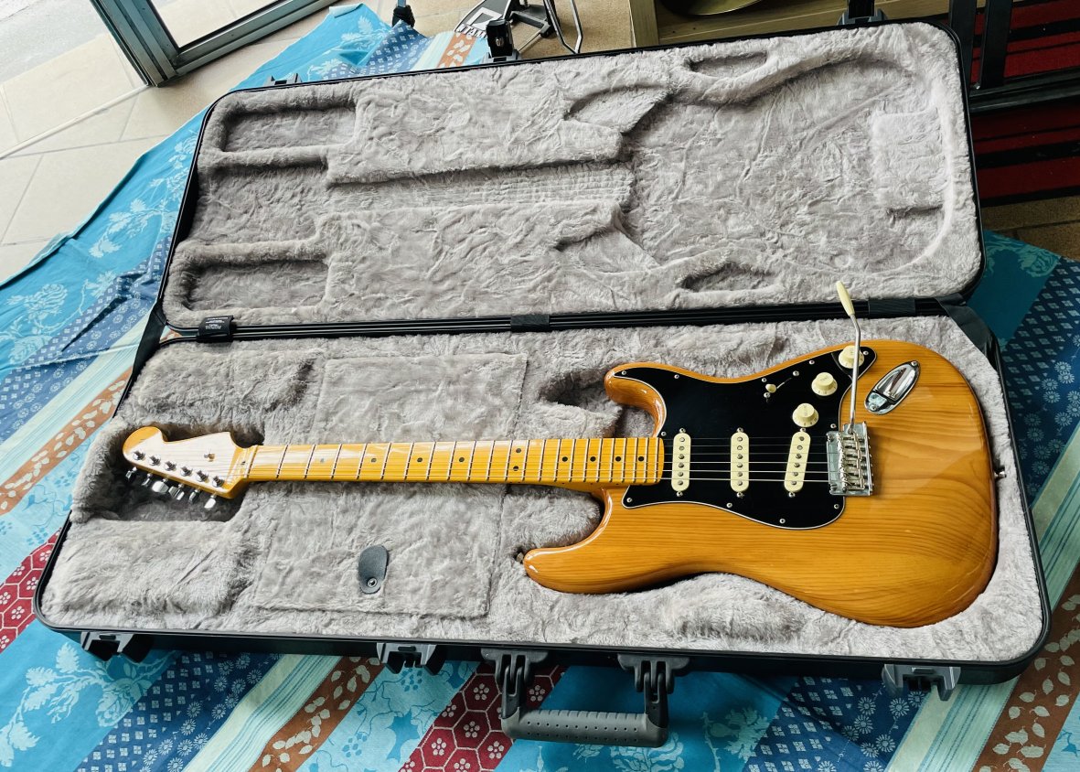 Guitare électrique Fender Professionnal II stratocaster Roasted Pine n° US22091230 (2022, USA), modèle 0113902763, étui Fender, papiers Fender – Image 12