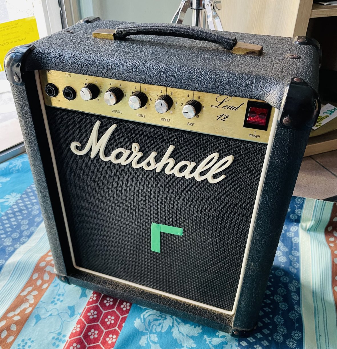 Ampli guitare Marshall Lead 12 n°09942P (England), modèle 5005, 12W RMS