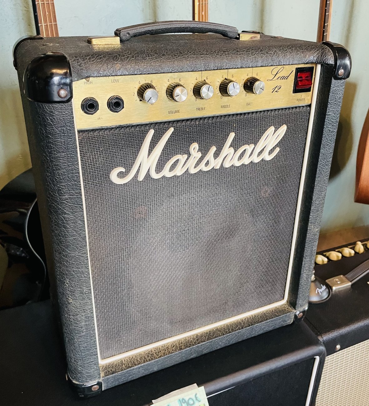 Ampli guitare Marshall Lead 12 n°09942P (England), modèle 5005, 12W RMS