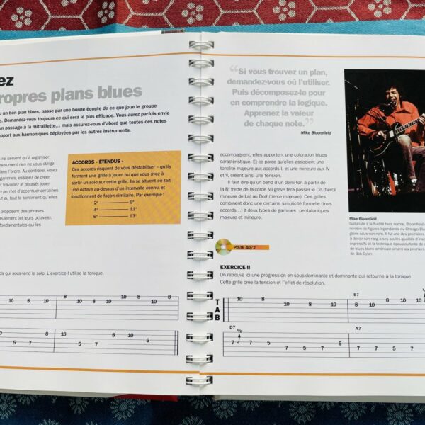 Alternative view of Livre Méthode Jouer de la guitare électrique, 100 mini-leçons, Marabout, CD