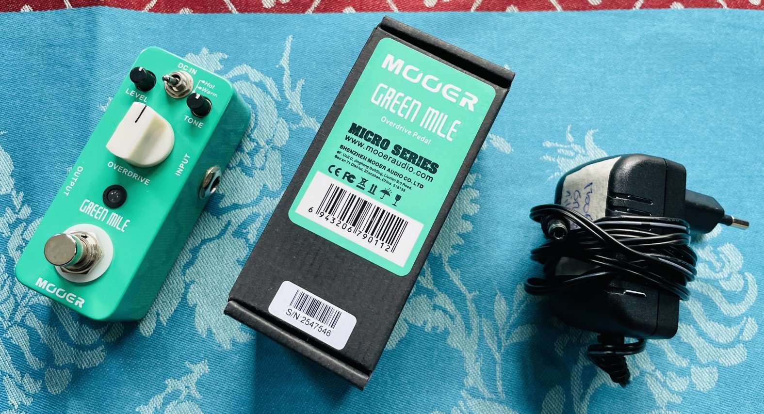 Pédale overdrive Mooer Green Mile n°2547546, boite d’origine, alim 9V – Image 6