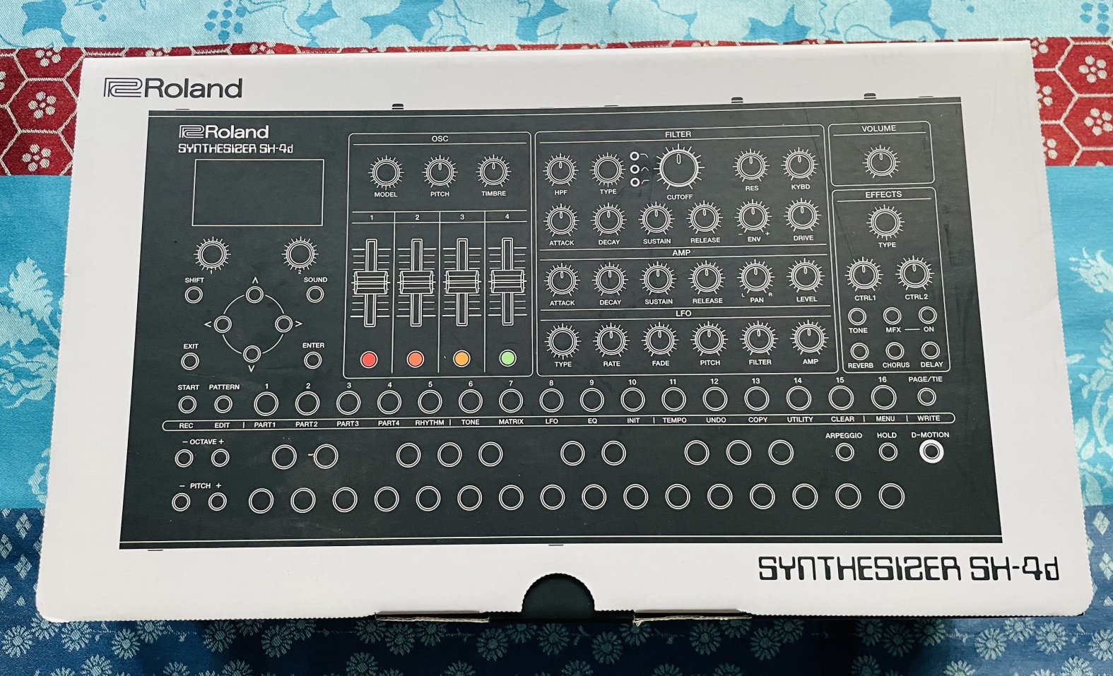 Synthé expandeur desktop Roland SH-4D n°Z7Q7092, boite d’origine – Image 7