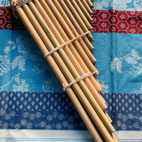 Alternative view of Flûte de pan Bolivienne Siku Zampoña, 4 octaves