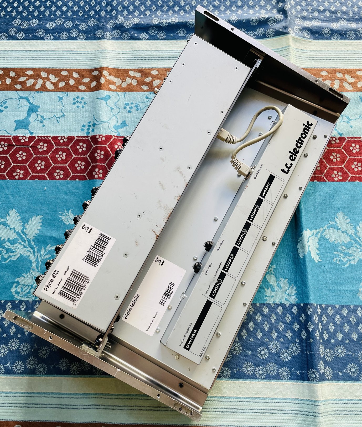 Multieffets TC Electronic G-System n°653381, notice, alim – Image 3