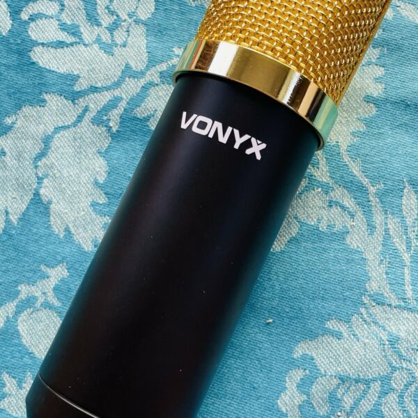 Micro à condensateur Vonyx CM400B Studio n°173.404, accessoires, boite d’origine