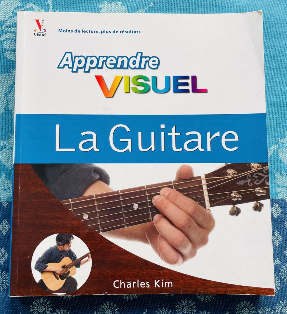 Livre Apprendre Visuel, la Guitare, Charles Kim