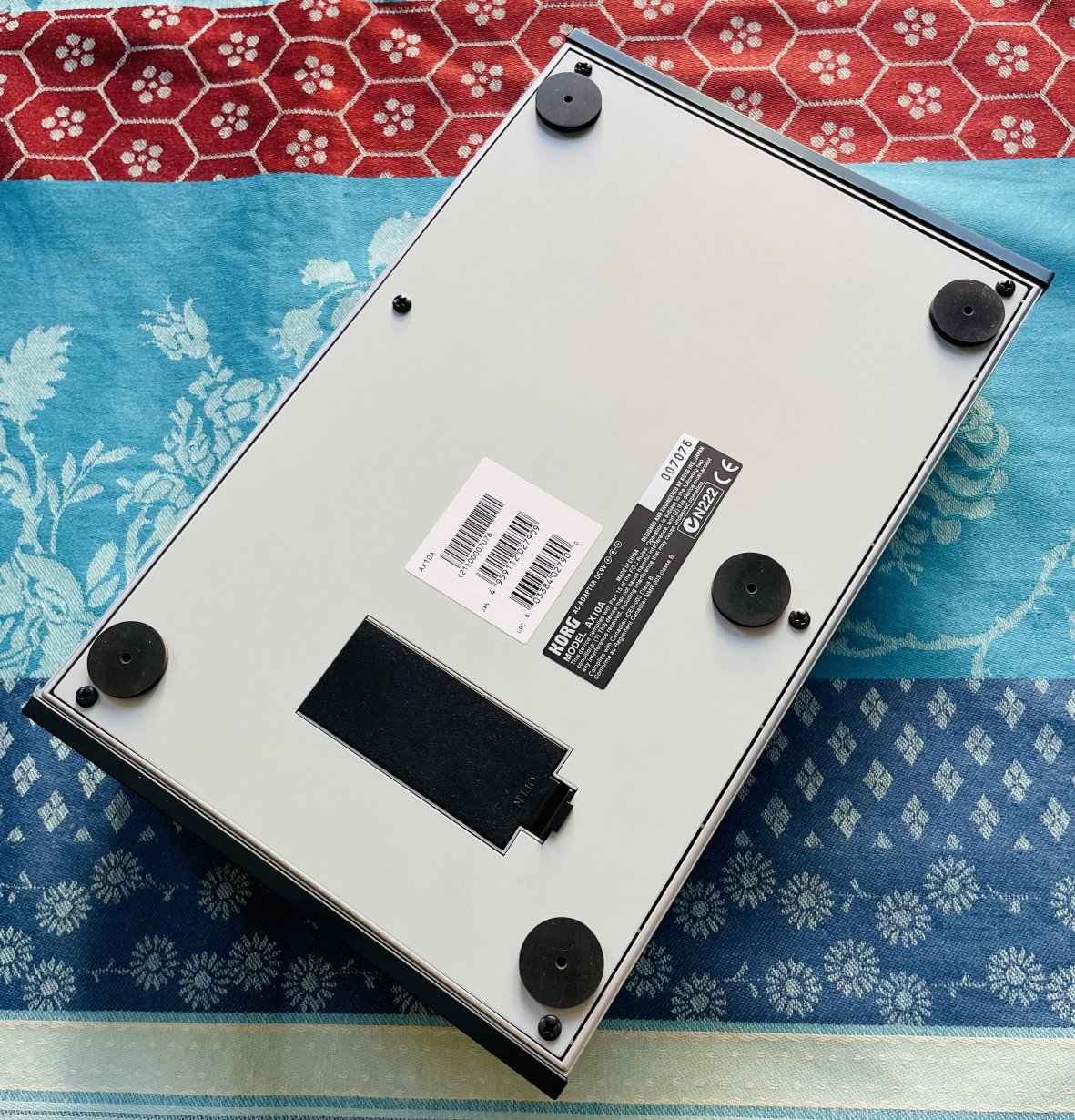 Pédale effets acoustiques Korg AX10A n°007076, boite d’origine, notice – Image 3