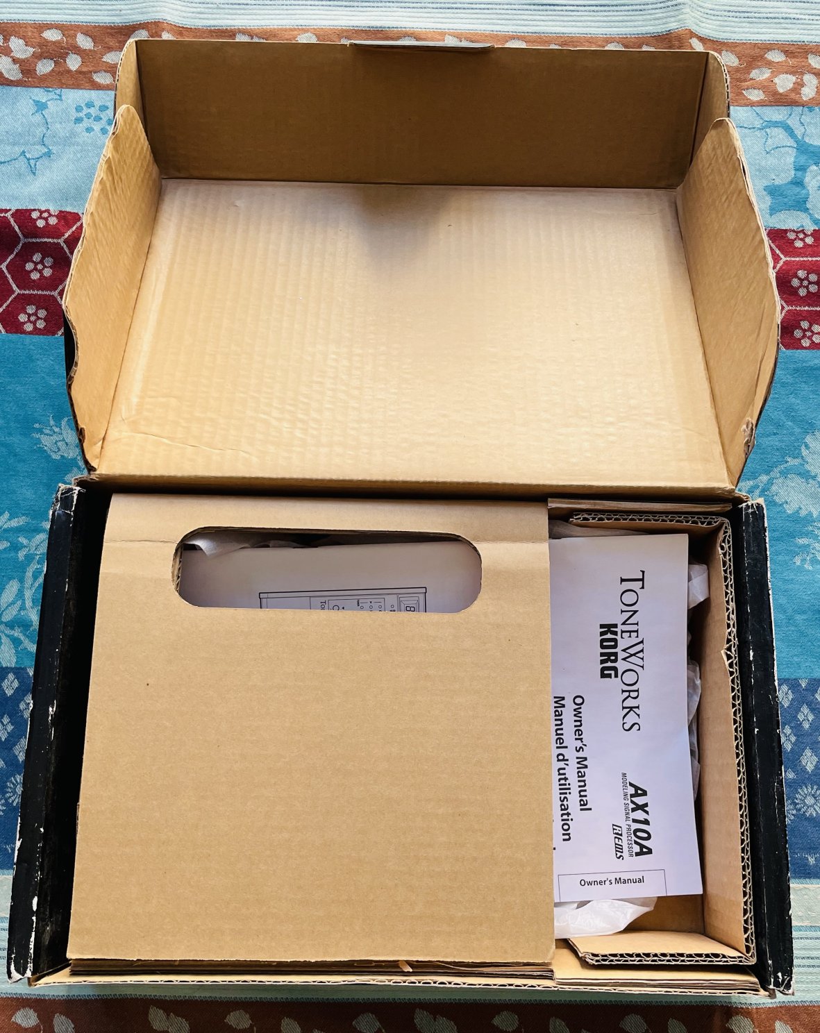 Pédale effets acoustiques Korg AX10A n°007076, boite d’origine, notice – Image 6