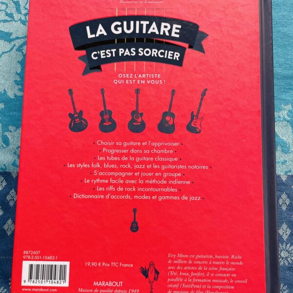 Alternative view of Livre La guitare c’est pas sorcier, Evy Moom, Marabout