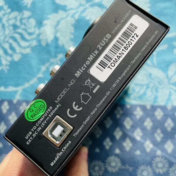 Alternative view of Mini carte son console de mixage The T.Mix MicroMix 2USB n°TOMAN1800172, usb, bluetooth