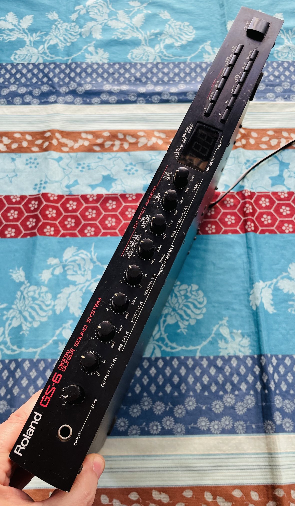 Multieffets guitare Roland GS-6 n°ZA21641 (Japan)