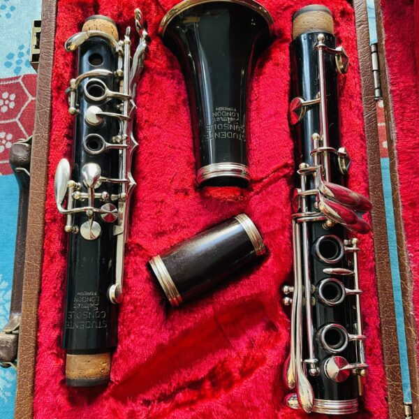 Clarinette Sib Selmer Studente Console n°343658 (London), étui, sans bec