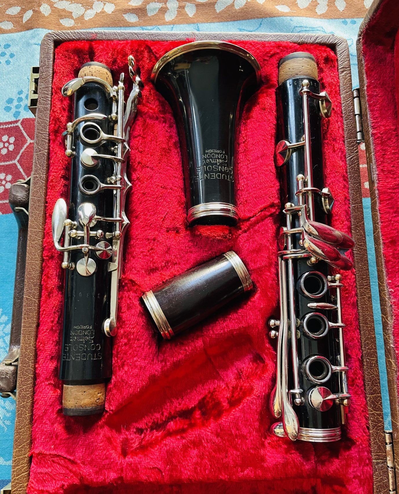 Clarinette Sib Selmer Studente Console n°343658 (London), étui, sans bec