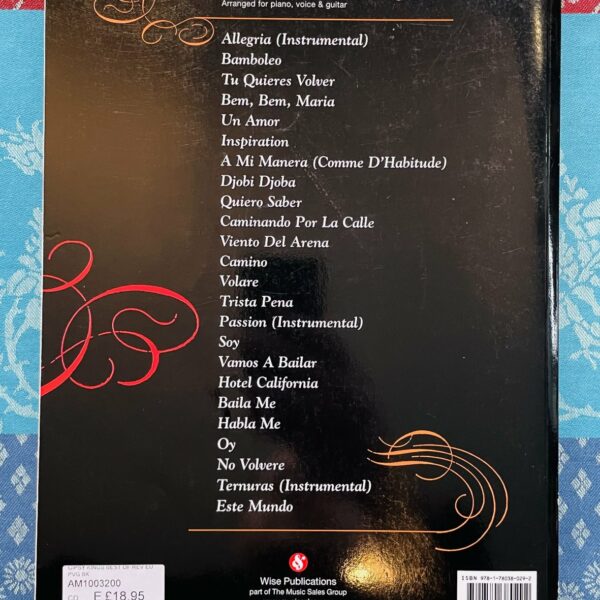 Alternative view of Livre The Best Of Gipsy Kings, vocal piano, Wise