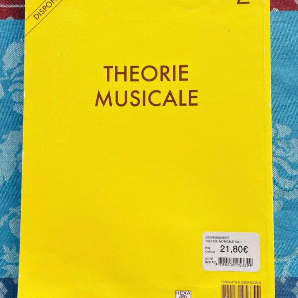 Alternative view of Livre Théorie Musicale volume 1, quatrième année, Sophie Jouve-Ganvert, Lemoine