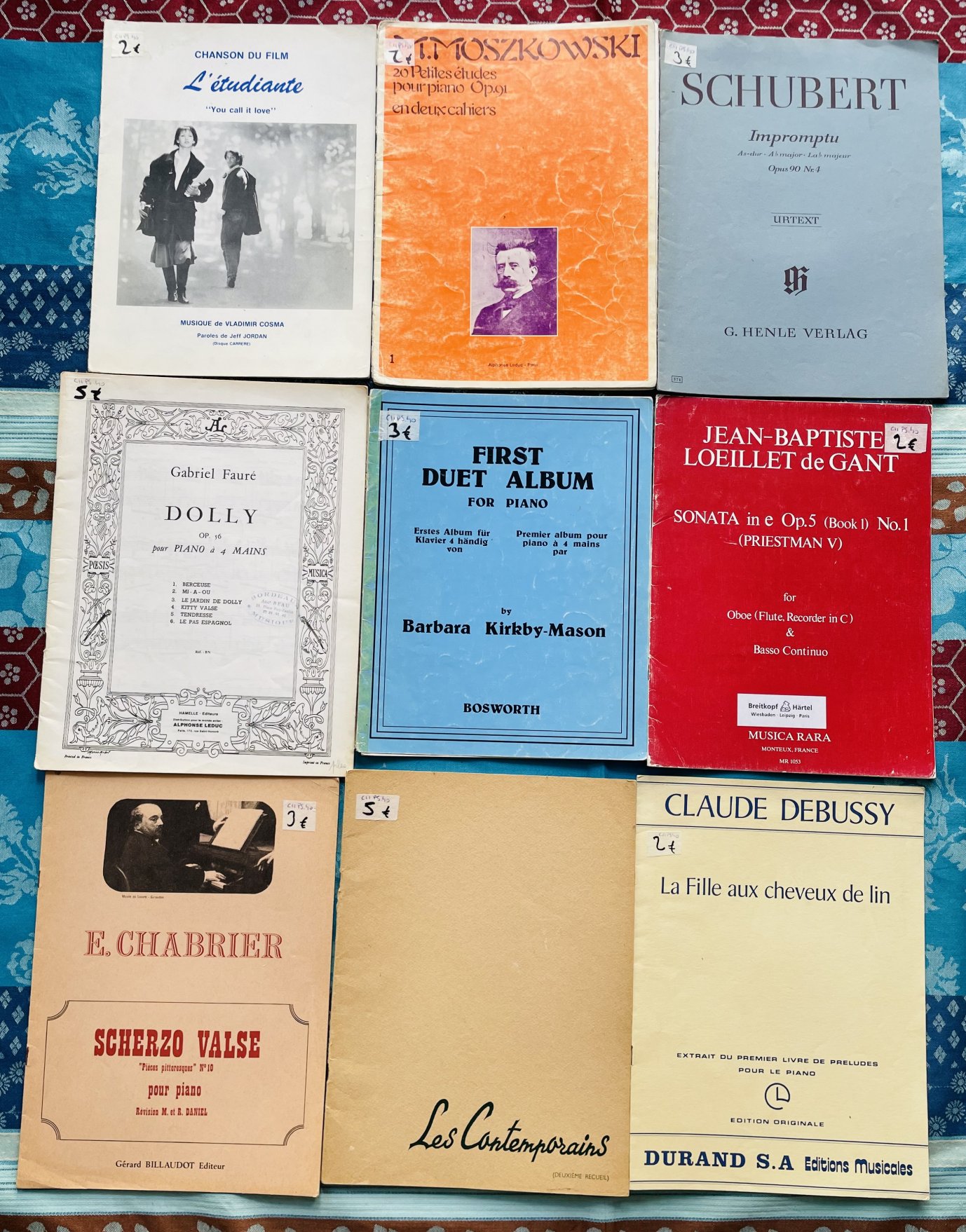 Lot de partitions, méthodes, solfège, piano… (lot n°2) – Image 2