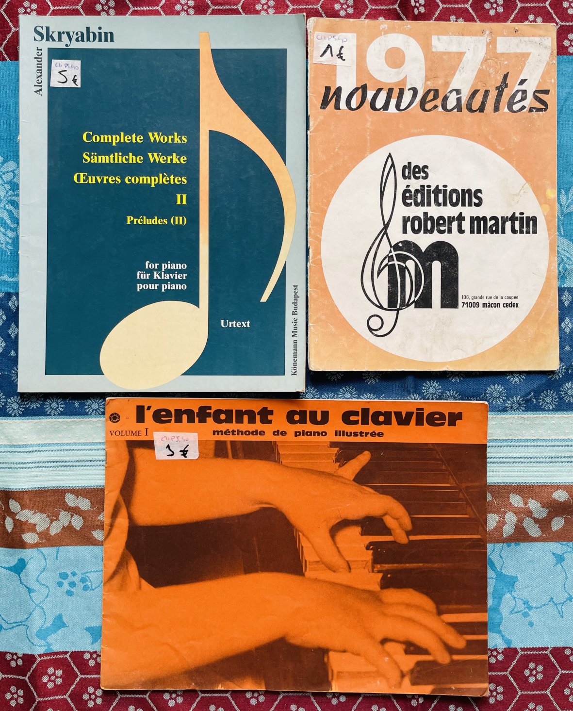 Lot de partitions, méthodes, solfège, piano… (lot n°2) – Image 4